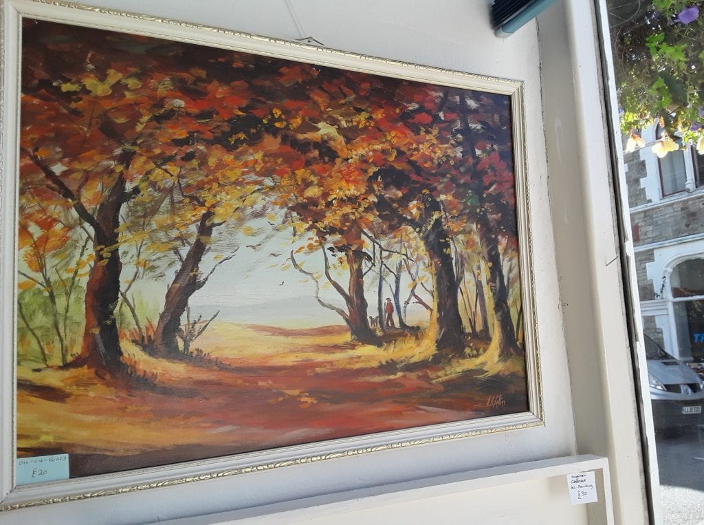 Autumn landscape painting
