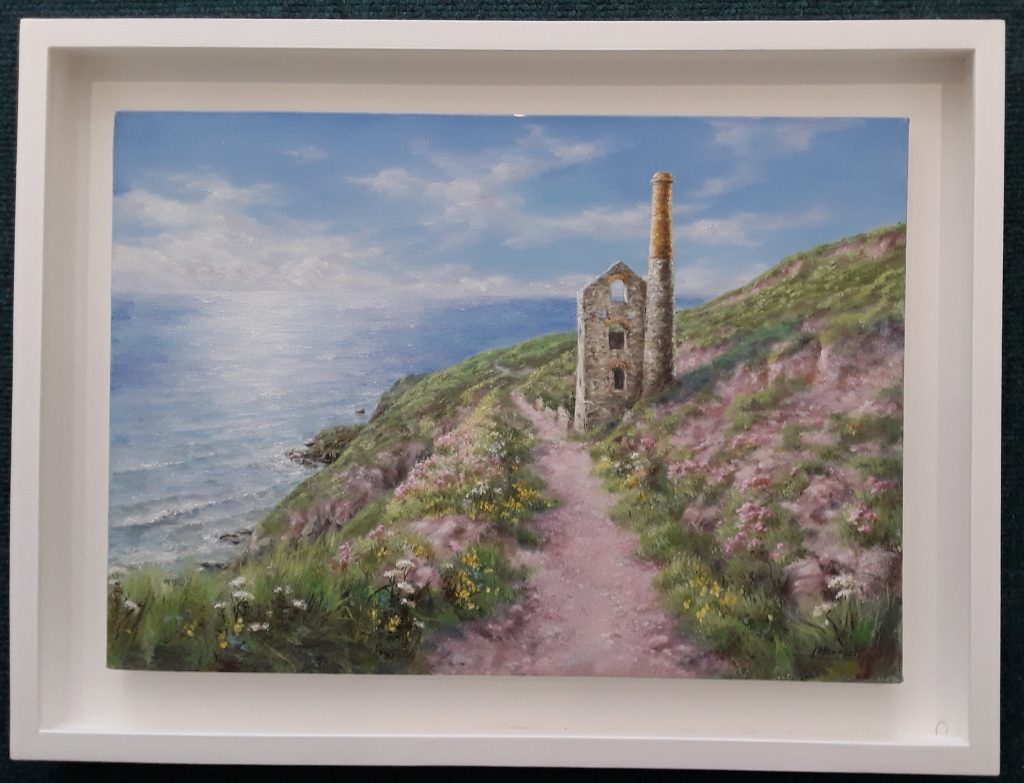 Wheal Coates Cornwall oil painting