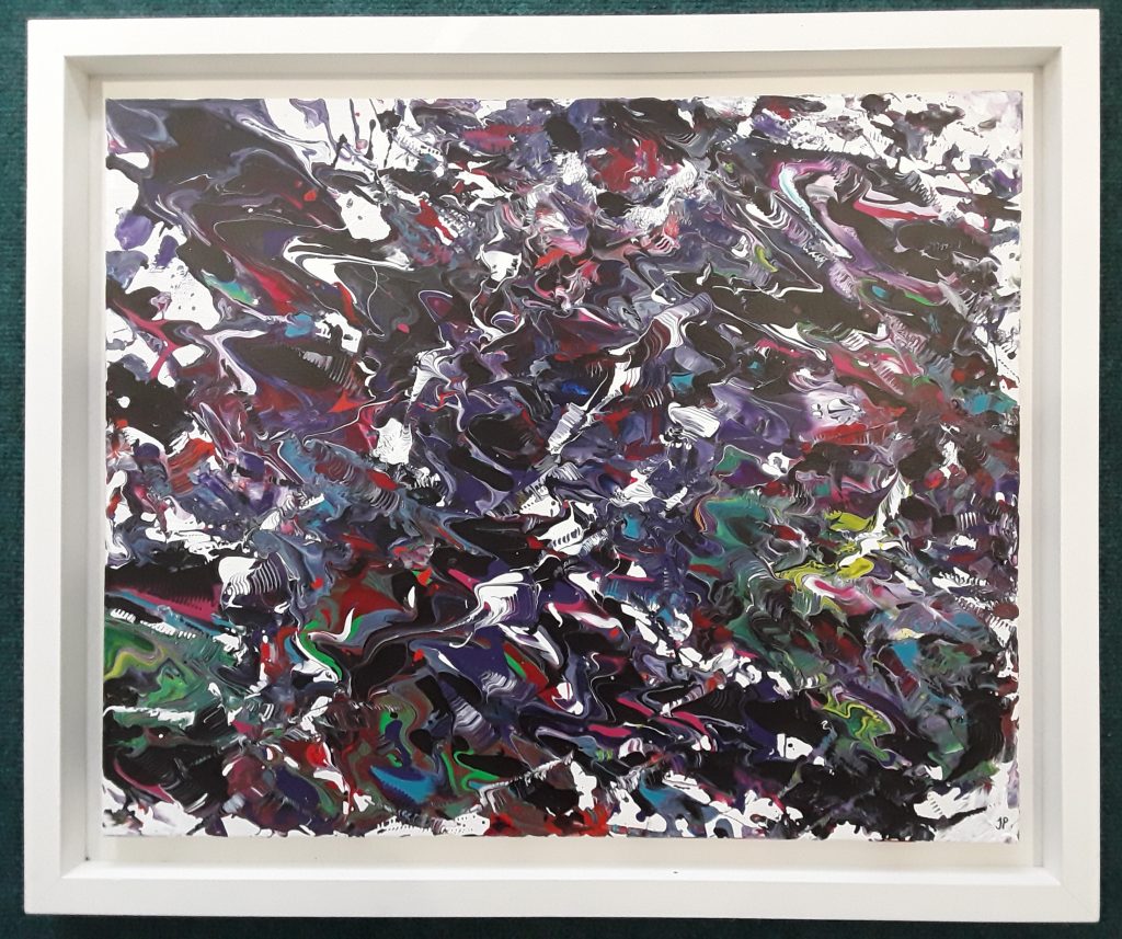 Original abstract acrylic painting